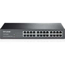 Tp-Link TL-SF1024D Ne-valdomas Fast Ethernet (10/100) 1U Juoda