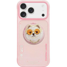 Nimmy Etui Nimmy Glasses Cool Dog MagSafe do iPhone 17 różowy