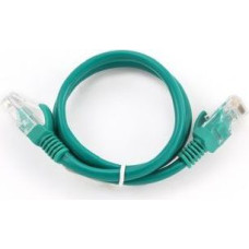 Gembird patchcord RJ45, flooded cover, cat. 5e, UTP, 0,25m, green PP12-0.25M/G