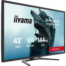 Iiyama G-MASTER G4380UHSU-B2 kompiuterio monitorius 108 cm (42.5") 3840 x 2160 pikseliai 4K Ultra HD LED Juoda