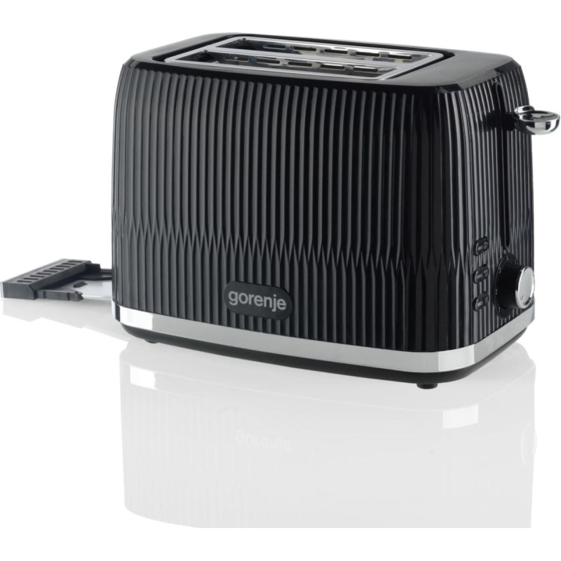 Gorenje Toaster | T850DPB | Number of slots 2 | Housing material Plastic | Black