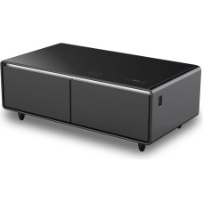 Caso | Lounge-Table with cooling compartments, sound bar and charging option | Sound and Cool | Energy efficiency class F | Free standing | Black