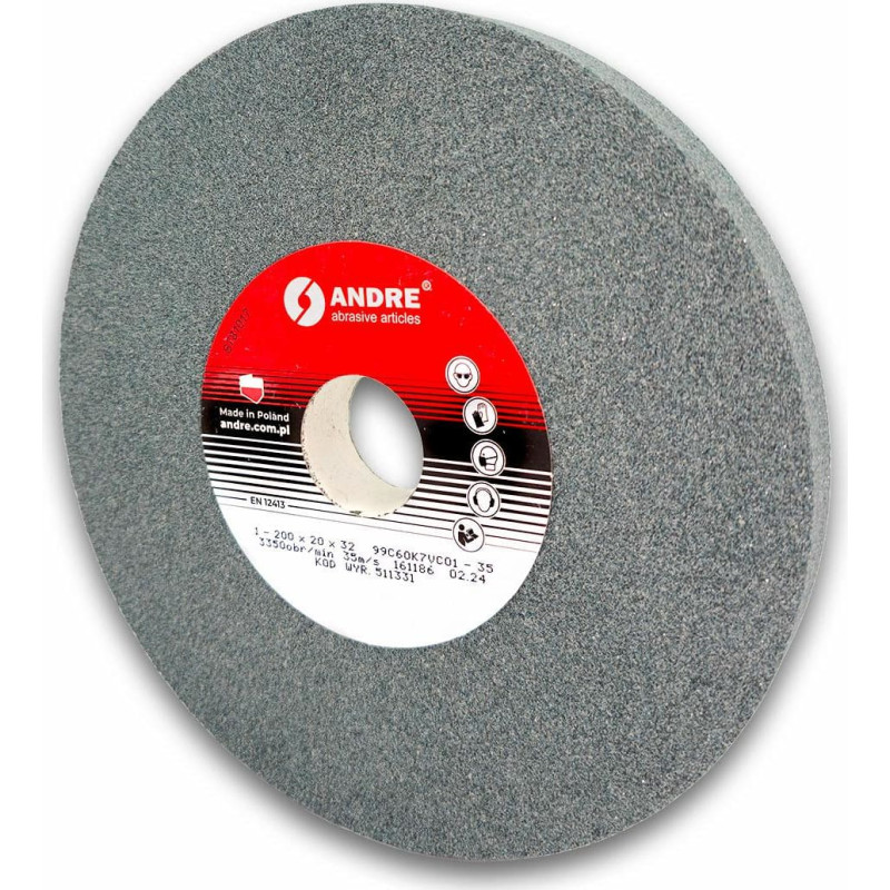 Andre ŚCIERNICA PŁASKA 200mm x 20mm x 32mm 99C60K7VC01-35 ZIELONA "TYP 1"