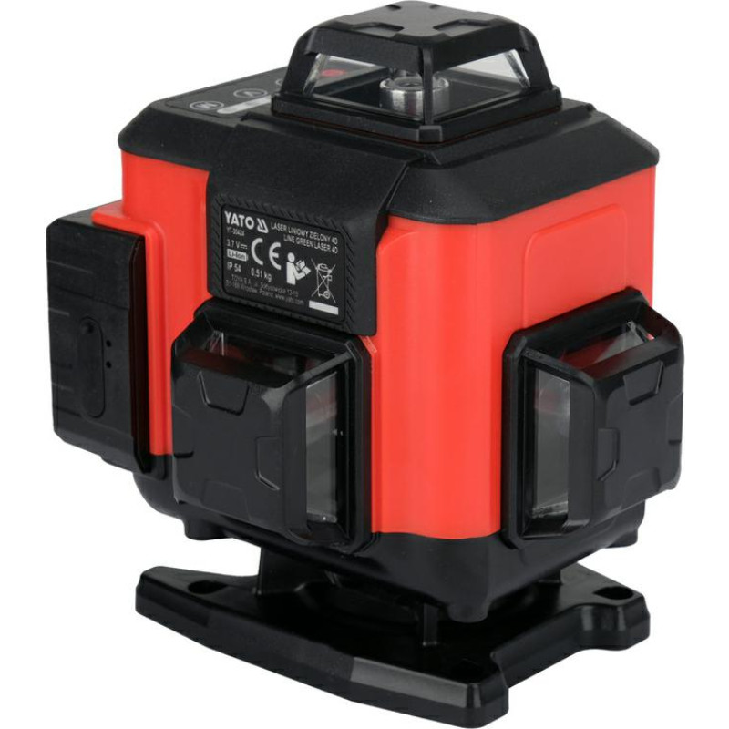 Yato LASER ZIELONY 4D Z EL. KOMPEN. 16 LINII