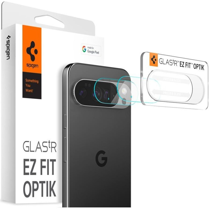 Spigen Ochrona na obiektyw aparatu Spigen Optik Glas.Tr do Google Pixel 10 Pro XL przezroczysty 2szt