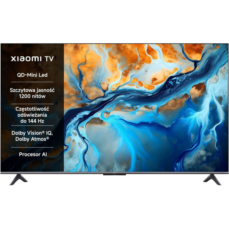 Xiaomi | TV | S Mini LED 2025 | 65 | Smart TV | Google TV | UHD | Black | 32 GB