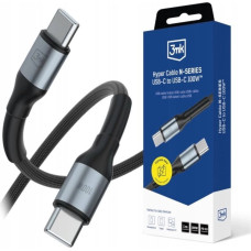 3MK Kabel 3MK Hyper Cable N-SERIES USB-C do USB-C 1m 20V/5A 100W czarny