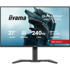 Iiyama G-Master GB2771HSU-B1 Red Eagle, gaming monitor - 27 - black (matt), FullHD, Fast-IPS, HDMI, DP, G-Sync comp., USB hub, 240Hz panel