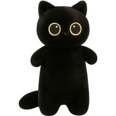 Leantoys Pluszowa Maskotka Przytulanka Kot Czarny Duże Oczy 65cm