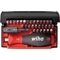 Wiha Collector Standard bit set, 25mm, 32-piece, black/red, 1/4", with plug-in handle