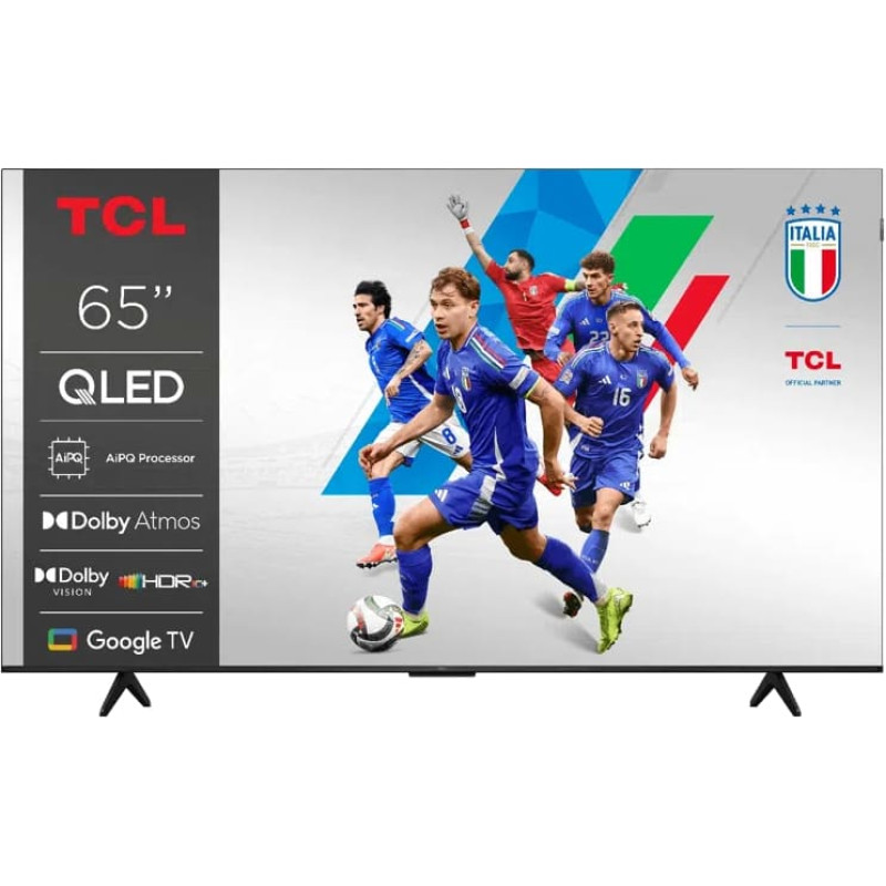 TCL T69C 65T69C televizorius 165,1 cm (65") 4K Ultra HD Smart TV &bdquo;Wi-Fi&ldquo; Metalinis 350 cd/m&sup2;
