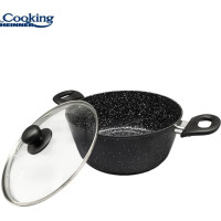 Puodas su dangčiu aliuminio su keramikos danga 3.8L 24x10cm HR-NL-24S HEINNER