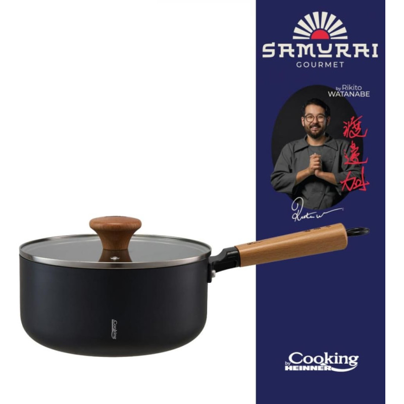 Puodas aliuminio su keramikos danga 2.7L 20x9.5 cm HR-SNT-C20, COOKING BY HEINNER