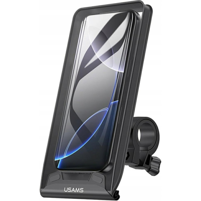 Usams Uchwyt rowerowy ZJ083 wodoodporny czarny