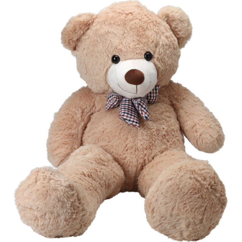 Tender Toys Duży miś z kokardką TETI, 120 cm