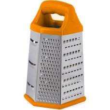 Šešiabriaunė tarka su silikoniniu pagrindu, oranžinė 14x12x23cm VN-YMJ-RAZ6P VANORA