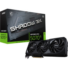 MSI GeForce RTX 5070 Ti 16G SHADOW 3X OC Bulk Pack | NVIDIA | 16 GB | GeForce RTX 5070 Ti | HDMI ports quantity 1 | PCI Express Gen 5