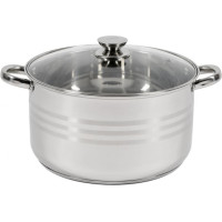 Puodas nerūdijančio plieno su teflono danga 9L 28x15.5cm HR-HJ-09 HEINNER