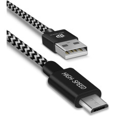 Dux Ducis Kabel USB Dux Ducis USB-A - microUSB 3 m Czarny (6934913094198)