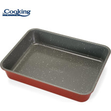 Kepimo forma anglinis plienas su keramikos danga 35x26x7 cm HR-FM-A07, COOKING BY HEINNER