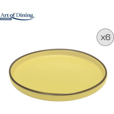 Keraminės desertinės lėkštės 6 dalių 20cm MEDEEA HR-WDF-M20D6 HEINNER