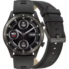 Gravity Smartwatch Gravity Czarny Bransoleta i Pasek GT10-1