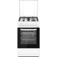 Kombinētā gāzes plīts HFSC-S65MIXF-WH HEINNER