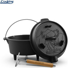 Ketaus puodas su dangčiu 25cm 3.7L NATURE HEINNER