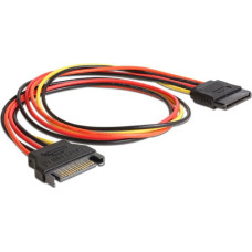 Delock SATA 15p St.->15P blue extension cable50cm