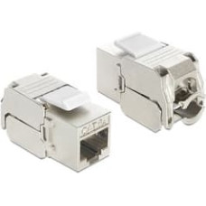 Delock Keystone Module RJ45 blue- LSA Cat6