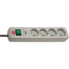 Brennenstuhl Power strip Brennenstuhl Eco-Line overvoltage 4 sockets 1.5 m grey (1435220000)