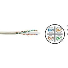 Lynx Cs Kabel instalacyjny, Cat6, drut, PVC, 305m box (LX-SLD-UTP6-GR)