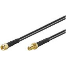 Microconnect RP-SMA, 1m, black (51675)