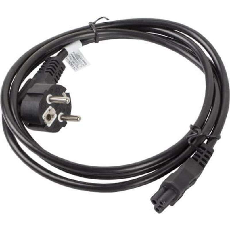 Lanberg Power cable Lanberg IEC 7/7 - IEC 320 C5, 1.8m, black (CA-C5CA-11CC-0018-BK)