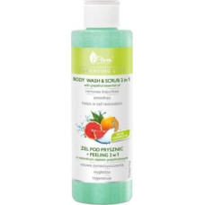 AVA Żel pod prysznic + peeling 2w1 z naturalnym olejkiem grapefruitowym - AVA