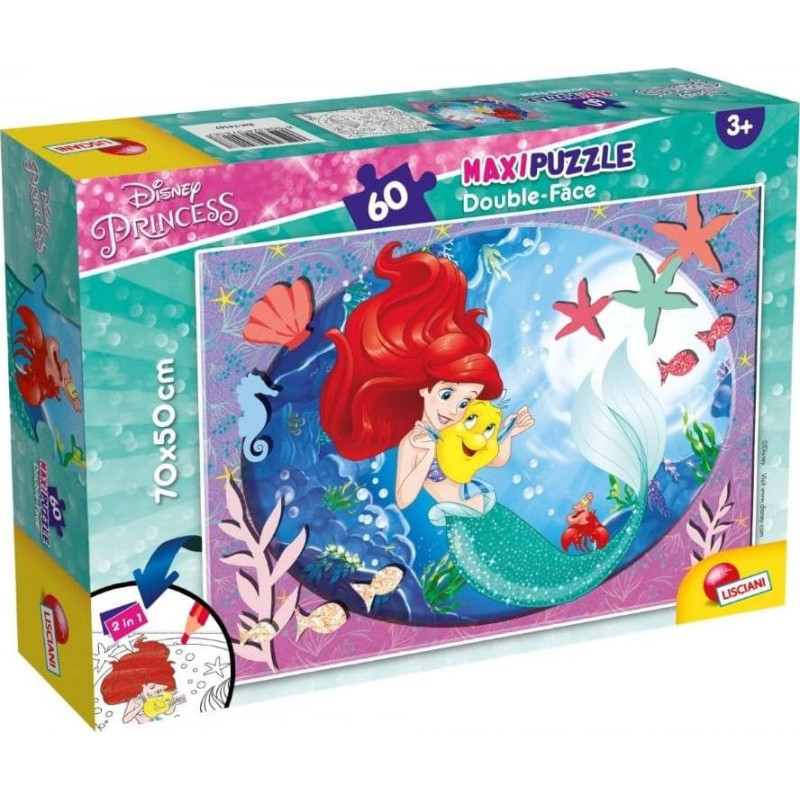 Lisciani Puzzle Bilateral maxi 60 Little Mermaid