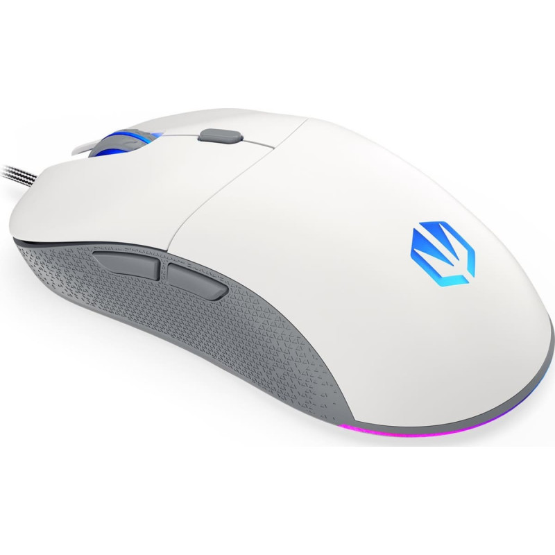 Endorfy GEM Plus Onyx White, gaming mouse (white/grey)