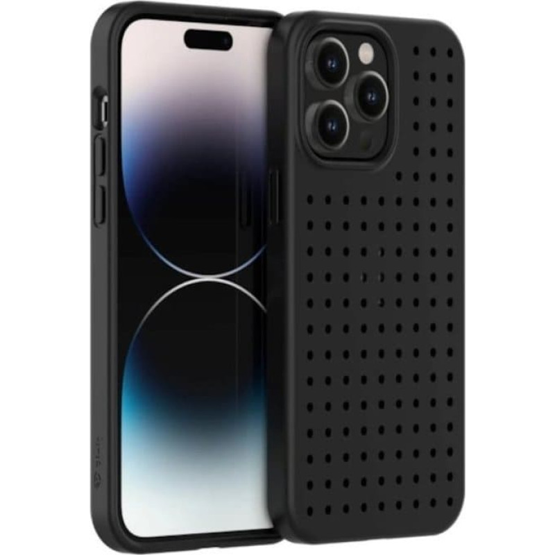 Pinit Zestaw Etui Pinit Dynamic + Sports Pin iPhone 14 Pro 6.1" czarny/black wz&oacute;r 1