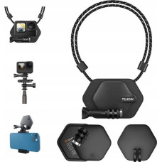 Telesin 4in1 Neck holder Magnetic Magnets Fastener for GoPro / SJCAM / Xiaomi / DJI / TE-MMK-001