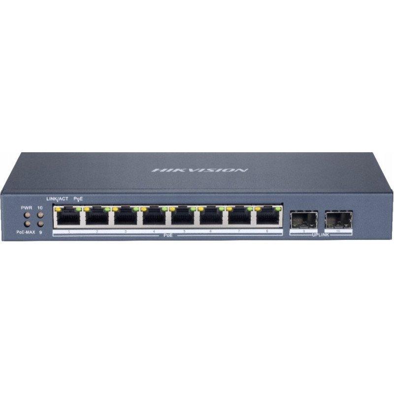 Hikvision Switch Hikvision SWITCH POE DS-3E1510P-SI 8-PORTOWY SFP Hikvision