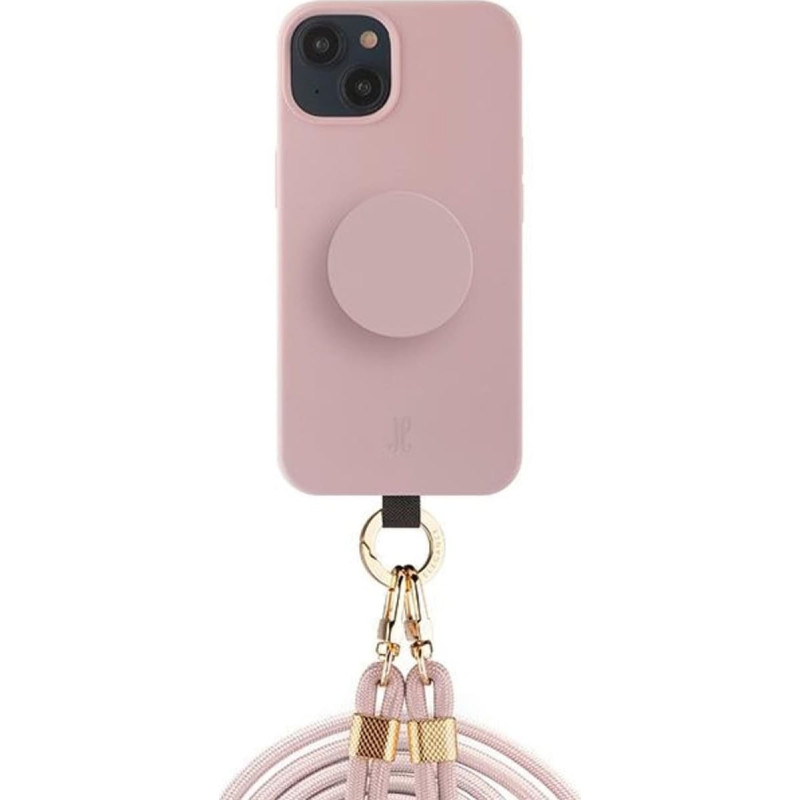 Just Elegance Etui JE 3in1 PopGrip iPhone 15 6.1" r&oacute;żowy/rose 30494 (Just Elegance)