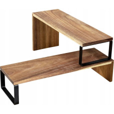 Wenko P&oacute;łka kuchenna narożna, drewno akacjowe, Vali, WENKO