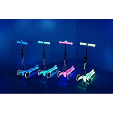 Micro Hulajnoga Mini Micro Deluxe Glow LED Plus Icy Lime