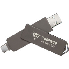 Patriot PVP30 2TB, External SSD USB-A, USB-C