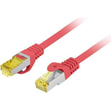 Lanberg PATCHCORD KAT.6A S/FTP LSZH CU 20M CZERWONY FLUKE PASSED LANBERG