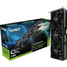 Palit GeForce RTX 5060 Ti Infinity 3 OC 8GB, graphics card DLSS 4, 3x DisplayPort, 1x HDMI 2.1