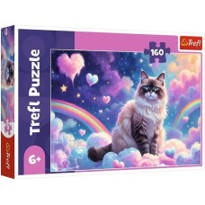 Trefl Puzzle 160 elementów Domowy kotek