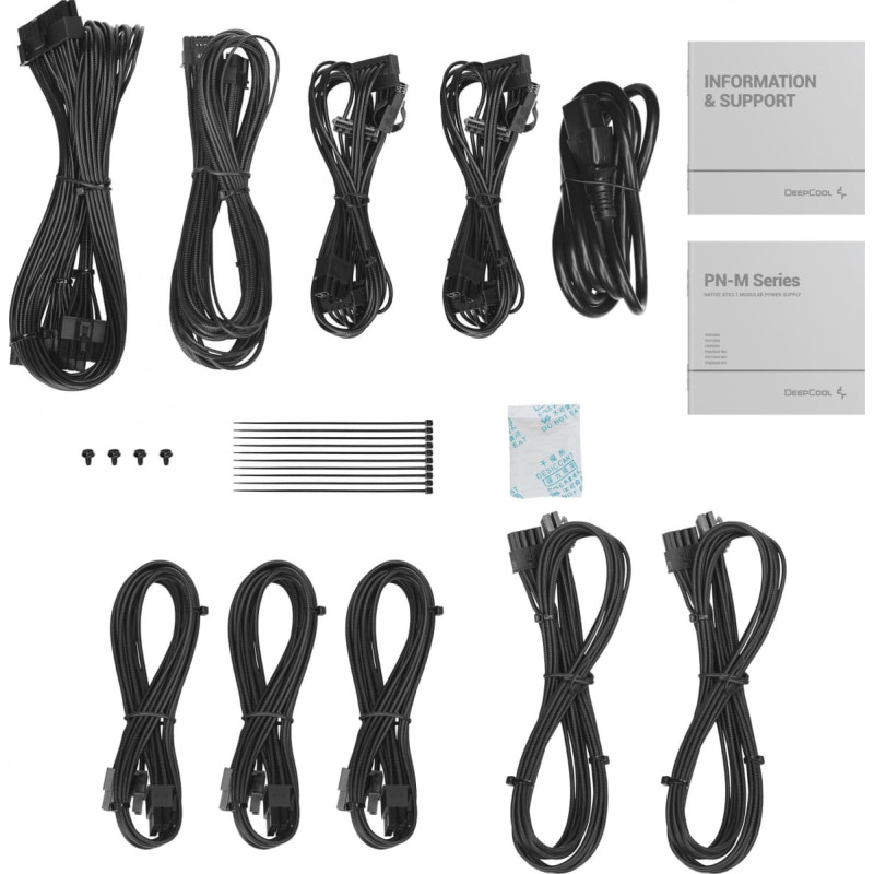 Deepcool PN750M, PC power supply black, 750 watts