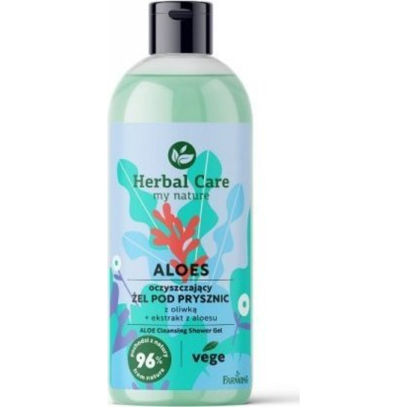 Farmona FARMONA Herbal Care Oczyszczający Żel pod prysznic z oliwką i aloesem - ALOES 500ml