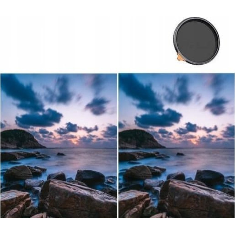 K&F Concept Filtr Kf Filtr Nd Szary Regulowany Nd2-nd32 82mm True Color Mrc Nano X K&f Nd 2-32 / Kf01.2161